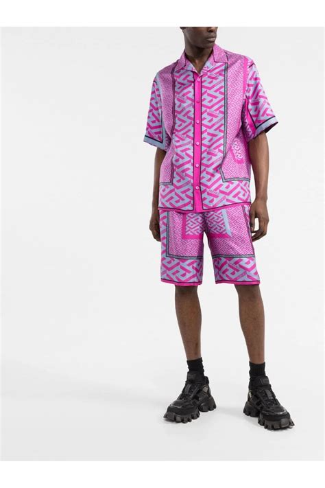 fake versace shorts|versace shorts and shirt set.